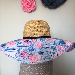 Lilly Pulitzer Straw Beach Hat